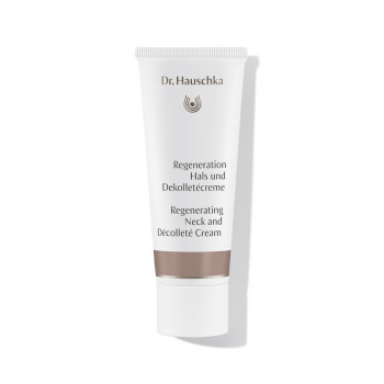 Dr. Hauschka Regenerating Neck and Décolleté Cream: Firms refines and tones mature skin Dr. Hauschka Regenerating Neck and Décolleté Cream